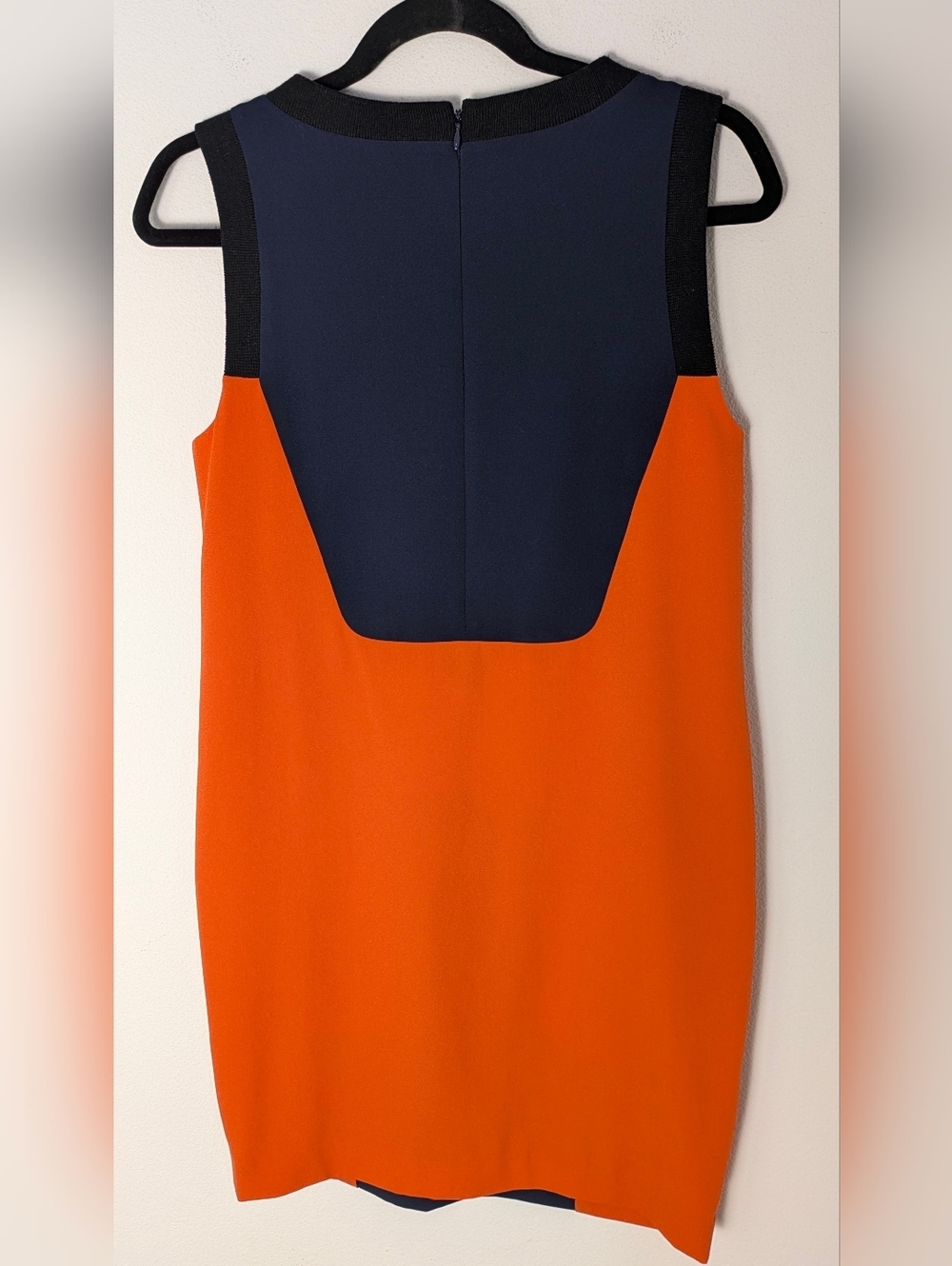 Rachel Roy Sheath Dress Women's Size 2 Lined Cap Sleeves Color Block Career - Picture 6 of 12